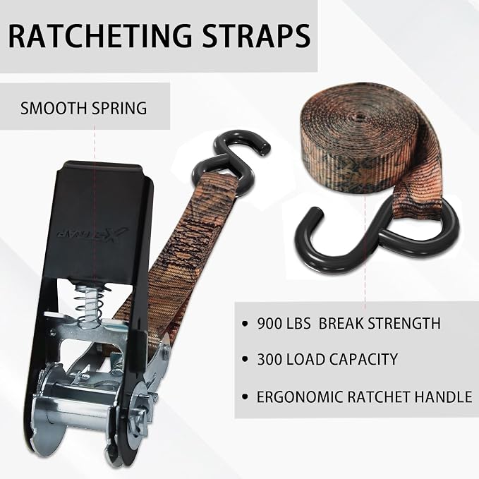 XSTRAP STANDARD Ratchet Tie Down Straps - Image 7