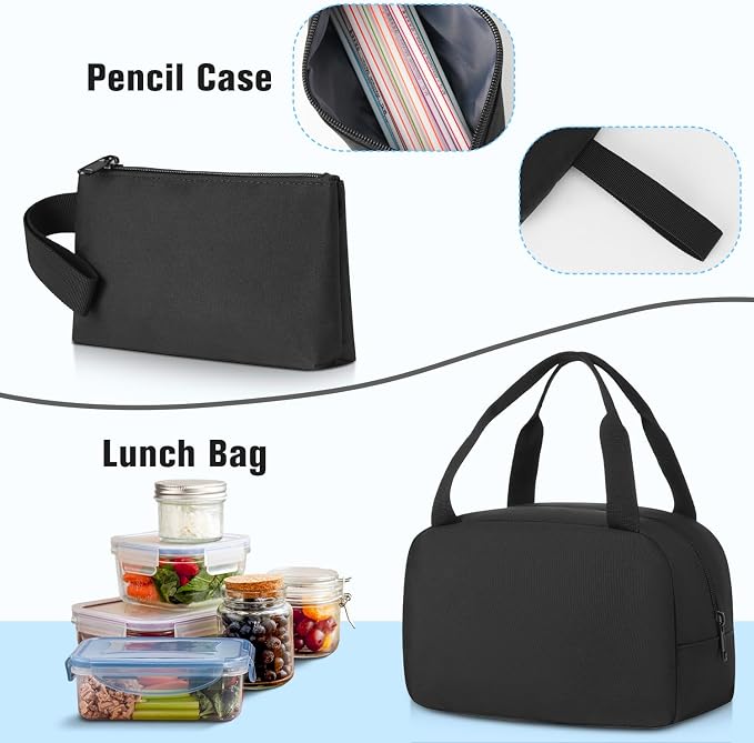 School Backpack 3PCS Sets for Teens Lightweight Bookbag - Image 2
