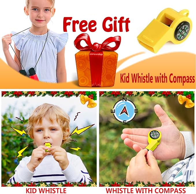 Kids Binoculars Best Gifts for 3-12 Years Boys Girls High-Resolution Optics - Image 6