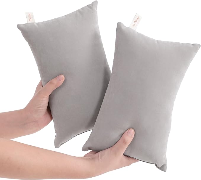 NTBAY Tiny Pillows, Down Alternative 7"x11" Microfiber Mini Pillows by NTBAY