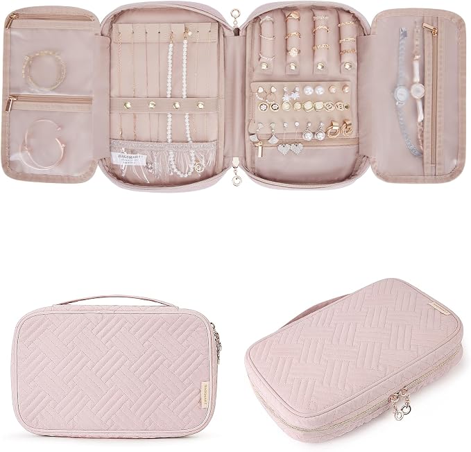BAGSMART Jewelry Organizer Case Travel Jewelry Storage Bag by BAGSMART