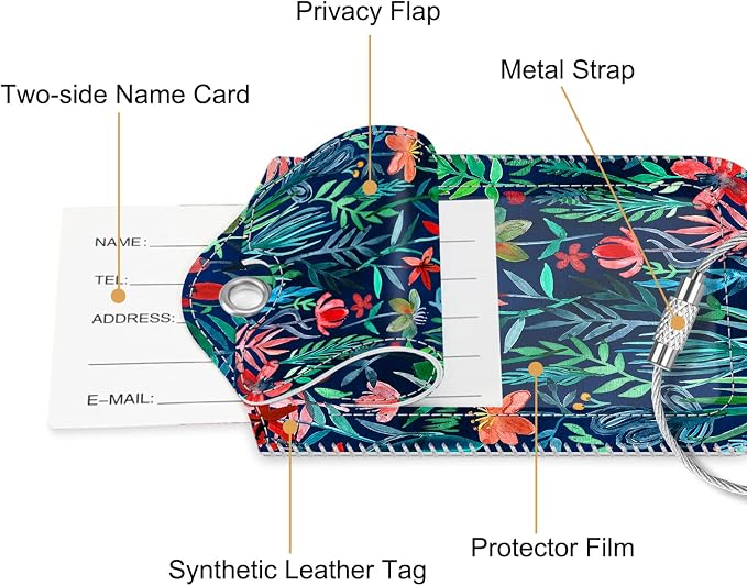 Fintie Luggage Tags, Privacy Cover ID Label - Image 4