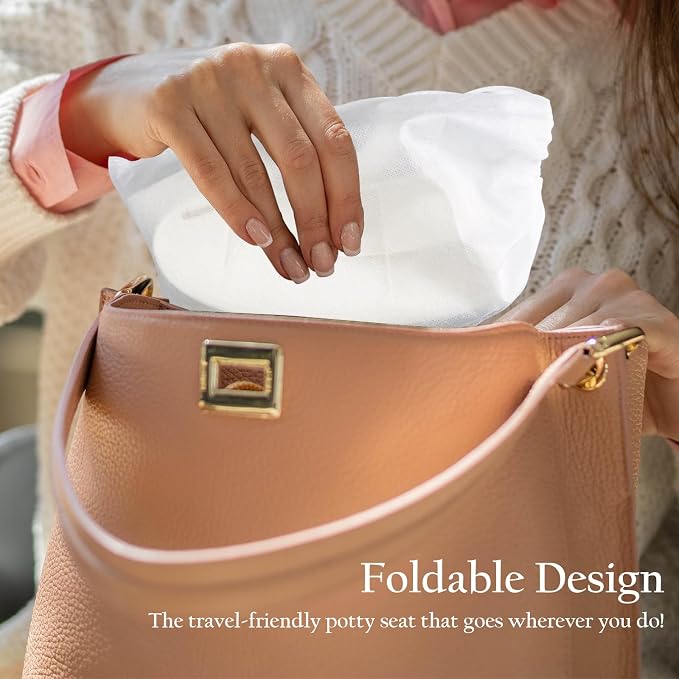 Kids Foldable Toilet Seat with Storage Bag - Image 6