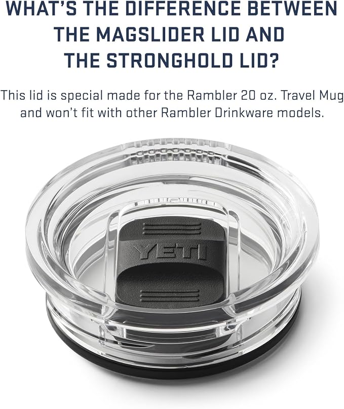 YETI Rambler 20 oz Travel Mug, Stainless Steel, Vacuum Insulated - Image 7
