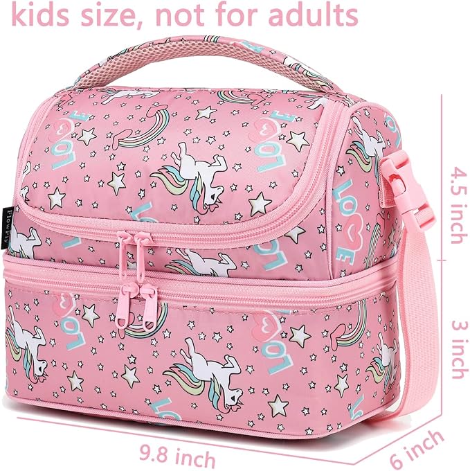 FlowFly Double Decker Cooler Insulated Lunch Bag Large Tote - Image 3
