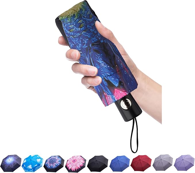 Goothdurs Automatic Mini Travel Windproof Umbrella Compact Auto Open/Close by Goothdurs