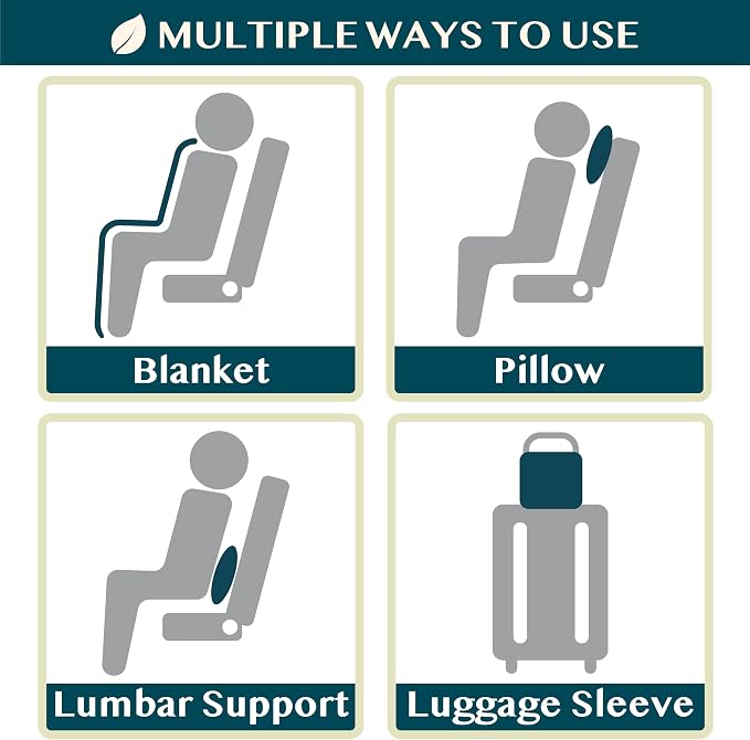 PAVILIA Travel Blanket Airplane Compact - Image 9