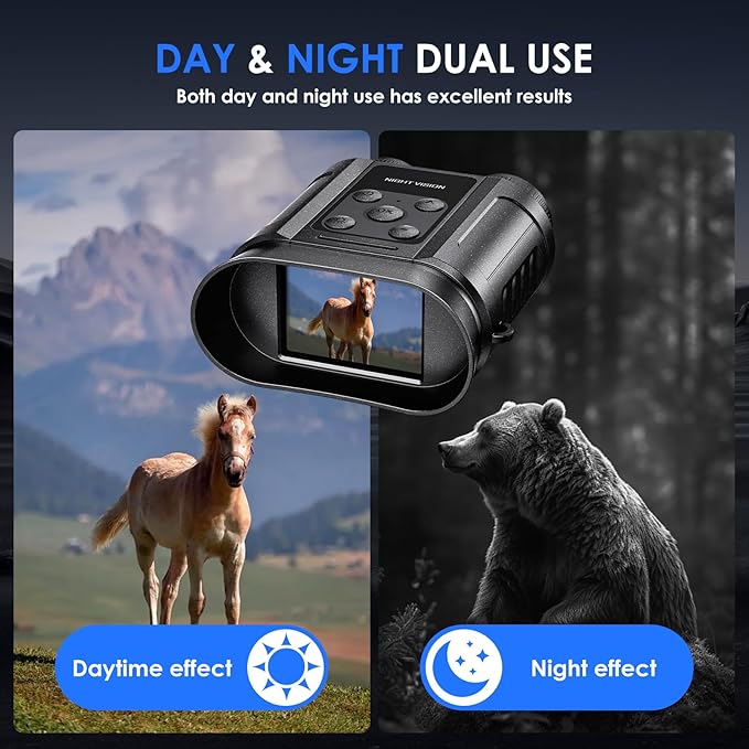 Night Vision Goggles, Compact Night Vision Binoculars, 32GB Card Included - Image 4