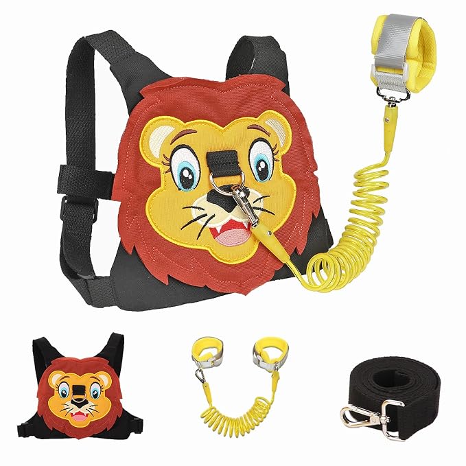 Toddlers Leash + Anti Lost Wrist Link Child Kids Safety Harness Kids Walking by FITARTS