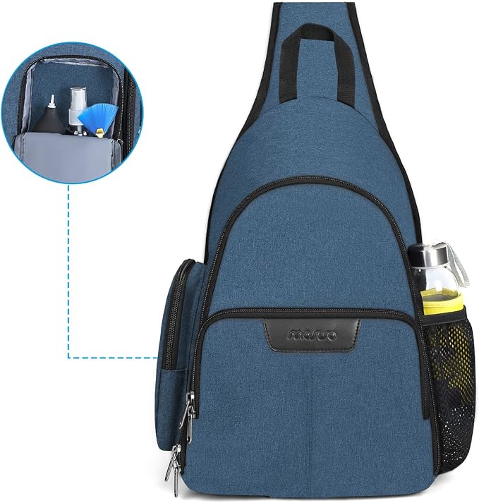 MOSISO Camera Bag Sling Backpack, DSLR/SLR/Mirrorless Full Open Camera Case - Image 3
