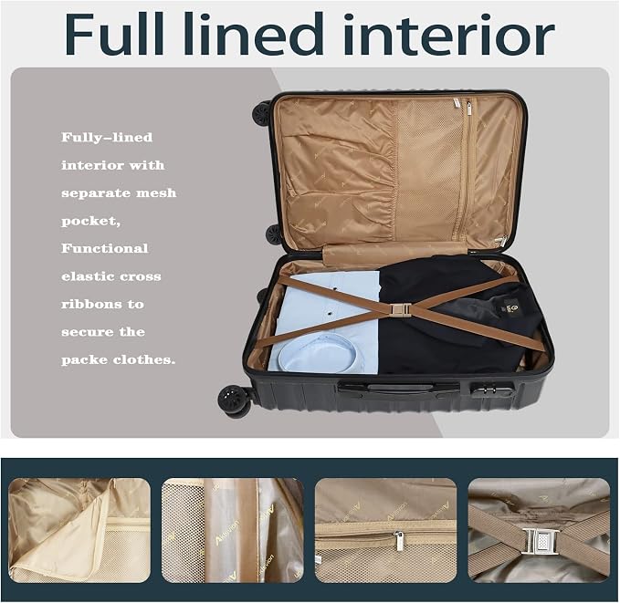Luggage Sets 3 Piece-Suitcase Set- Luggage - Image 2