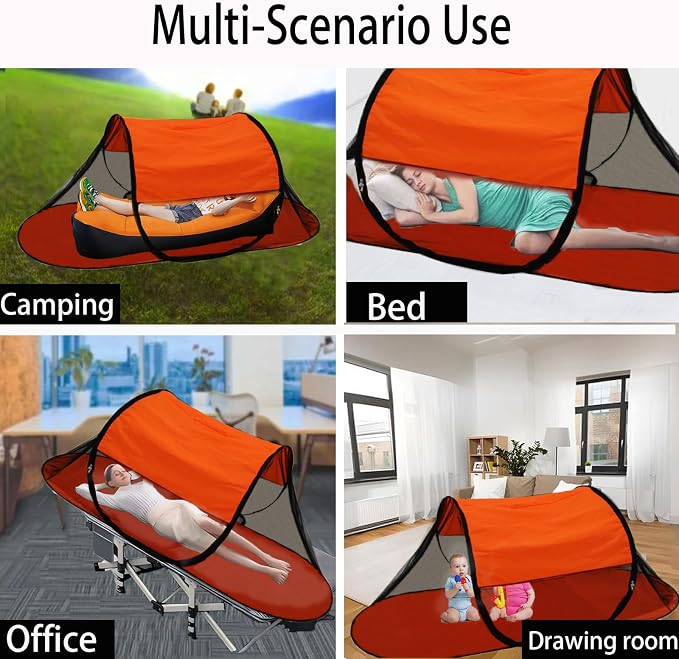 CMINGJ Large Pop Up Mosquito Tent, Portable Foldable Mosquito Net - Image 4