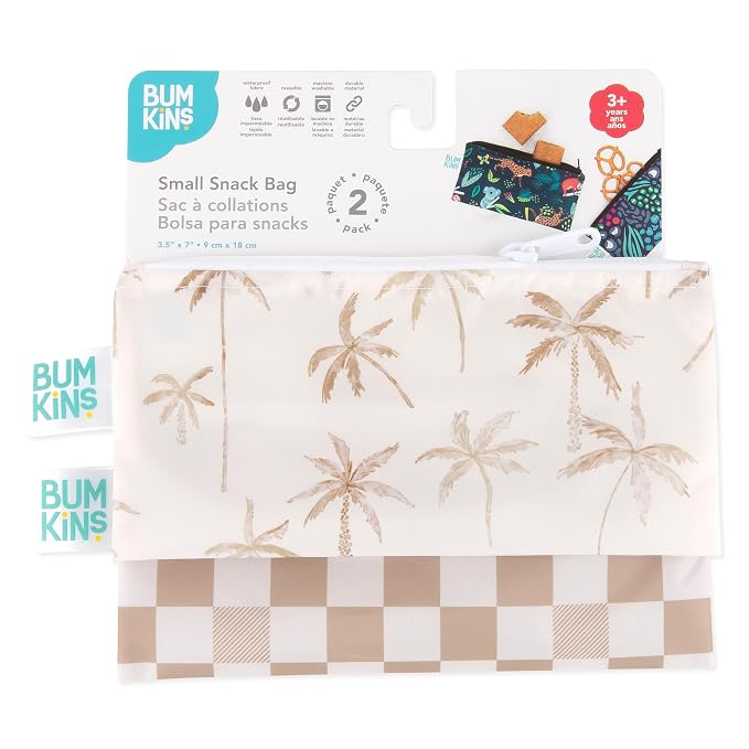 Bumkins Reusable Snack Bags, for Kids School Lunch and for Adults Portion - Image 6