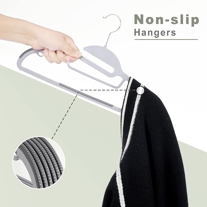 BAGAIL Plastic Hangers 50 Pack - Image 4