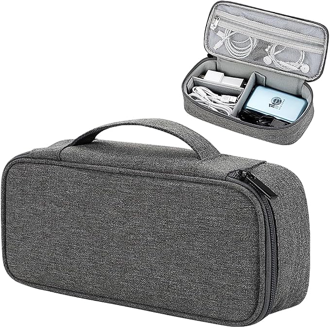 Teskyer Electronics Organizer Travel Case, Waterproof Portable Tech Accessories by TESKYER