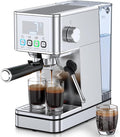 Espresso Machine 20 Bar, Stainless Compact Espresso Maker by LERTIN