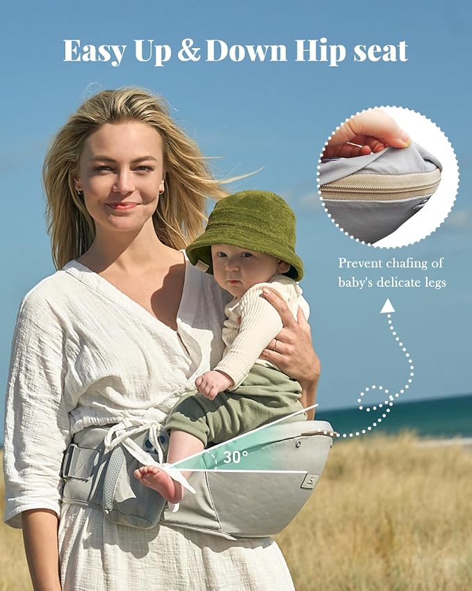 Baby Carrier, MOMTORY Safety-Certified 6-in-1 Baby Carrier - Image 5
