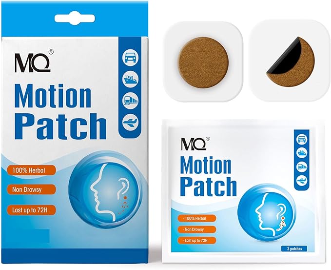 MQ Motion Sickness Patch, Sea Sickness Patches Behind Ear by MQ