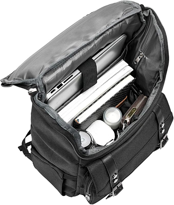 YALUNDISI Vintage Backpack Travel Laptop Backpack - Image 4