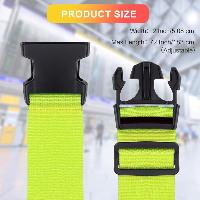 Luggage Straps for Suitcases TSA Approved, Travel Belt Suitcase Belt, Suitcase - Image 4