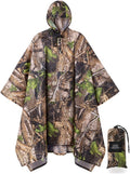 salamra Hooded Rain Poncho Waterproof Raincoat Jacket by salamra