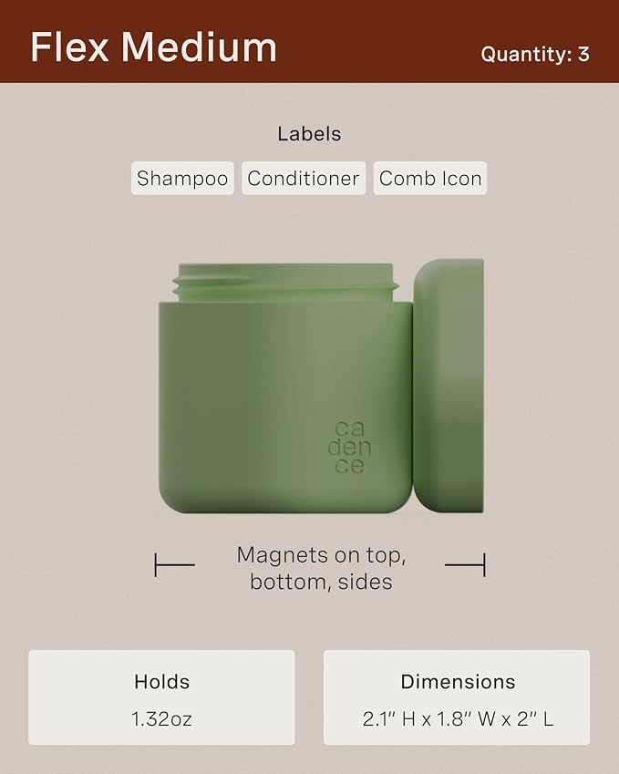 Cadence Travel Containers Haircare Capsule Set - Image 3