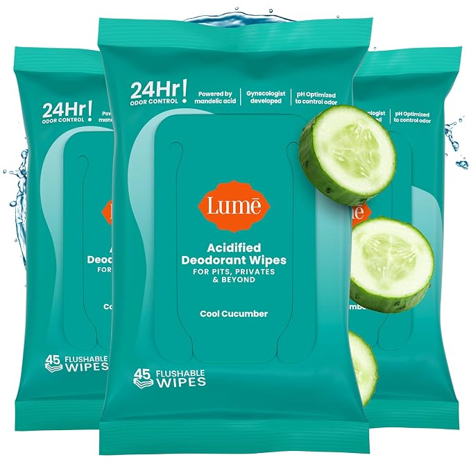 Lume Acidified Deodorant Wipes by Lum%C4%93