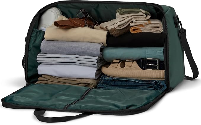 Halfday Convertible 2-in-1 Garment Duffel Weekender Bag 45L | Wrinkle-Free - Image 3