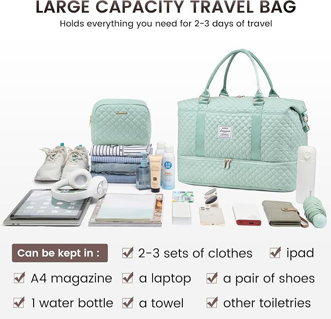 LOVEVOOK Travel Duffle Bag, Weekender Bags - Image 8