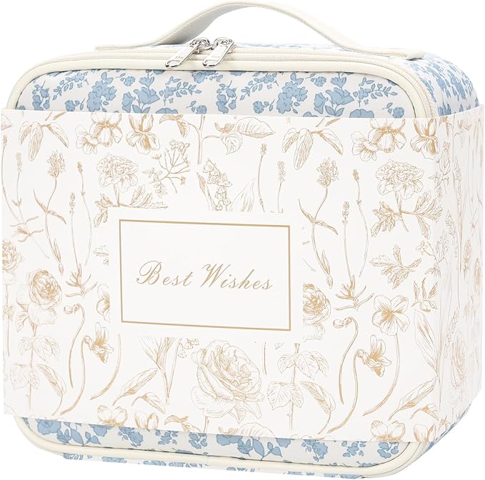 Chomeiu Makeup Bag with LED Mirror, Cute Cosmetic Bags Birthday Gifts - Image 8
