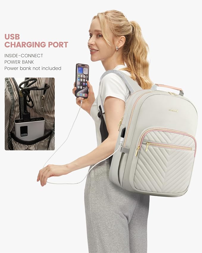 LOVEVOOK Laptop Backpack for Women, Travel Computer Work Bags - Image 5