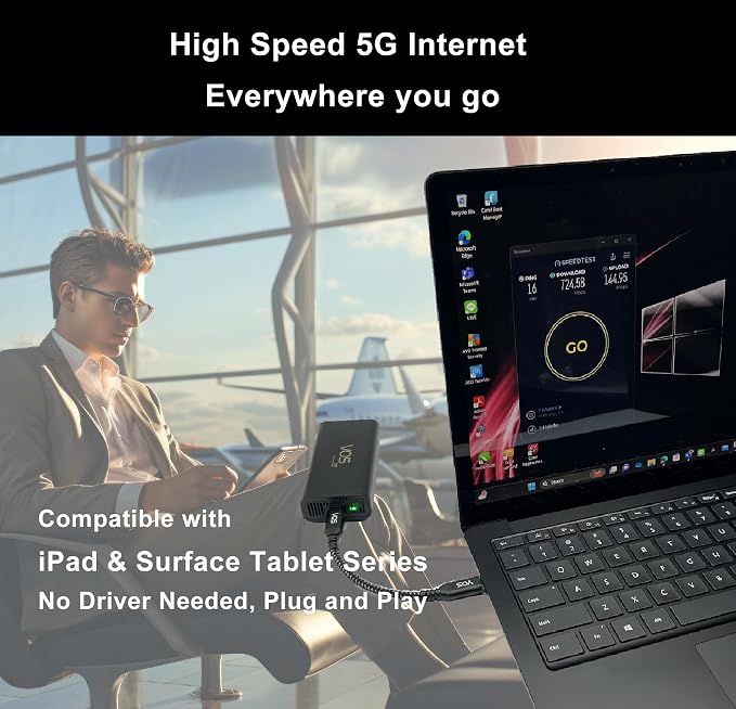 Tri Cascade VOS 5G Cellular Travel Internet, Qualcomm Snapdragon X55 5G - Image 7