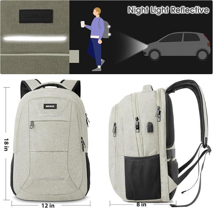 Backpack for Men Women, School Backpacks for Teen Boys, Business Anti Theft - Image 5