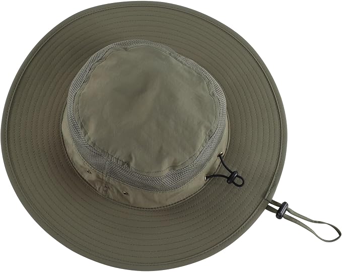 Home Prefer UPF 50+ Men's Sun Hat Wide Brim Bucket Hat UV Protection Hat - Image 3