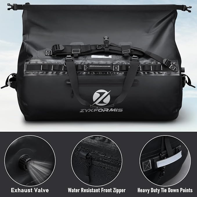 Waterproof Duffel Bag, Large Waterproof Duffel Backpack - Image 3
