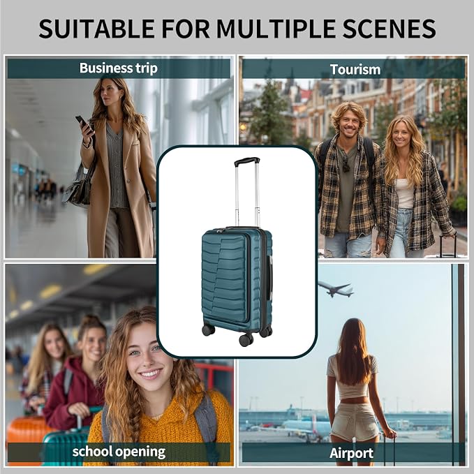 22×14×9 Airline Approved Carry On Expandable Luggage - Image 9