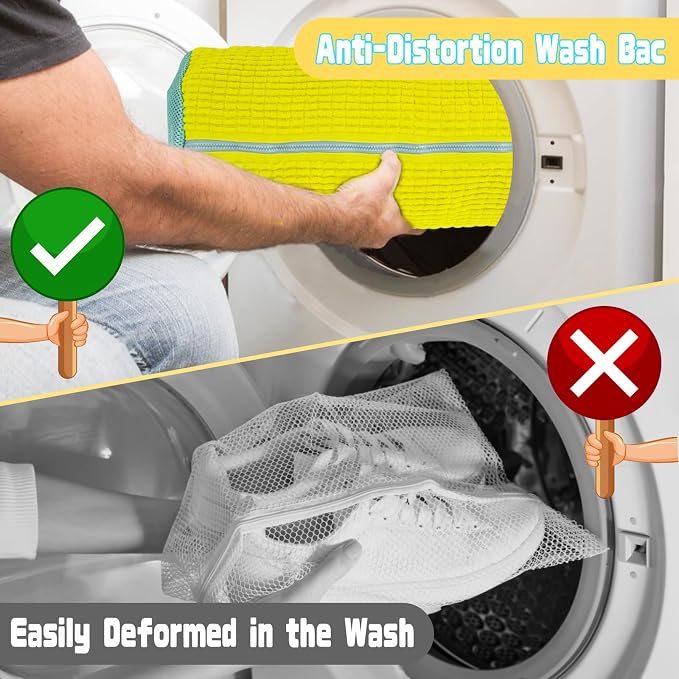 2PCS Shoe Washing Machine Bgs, Laundry Shoe Bags - Image 6