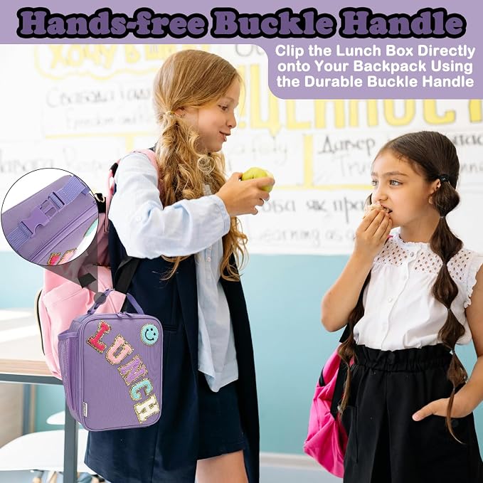 FlowFly Lunch box Insulated Soft Bag Mini Cooler Back to School Thermal Meal - Image 2