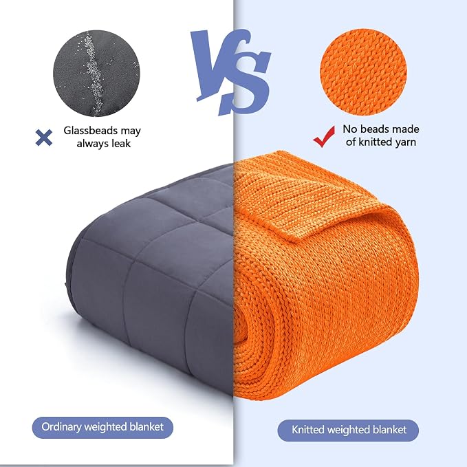L'AGRATY Knitted Weighted Blanket - Image 8