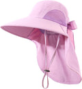 Womens Sun Hat UV Protection, Foldable Waterproof Wide Brim Bucket Hats by DOCVIT