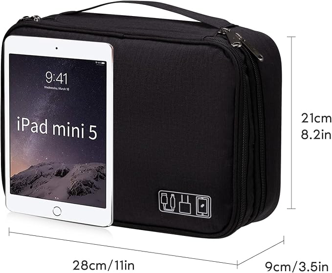 Electronics Organizer, OrgaWise Electronic Accessories Bag Travel Cable - Image 2