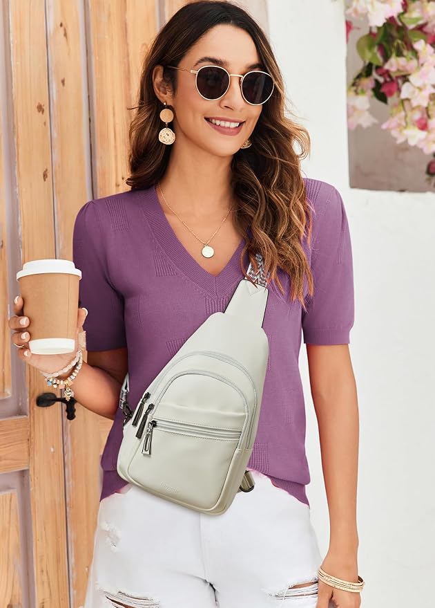 Sling Bag Crossbody Bags for Women Small Cross Body Bag Fanny Packs Chest Sling - Image 2