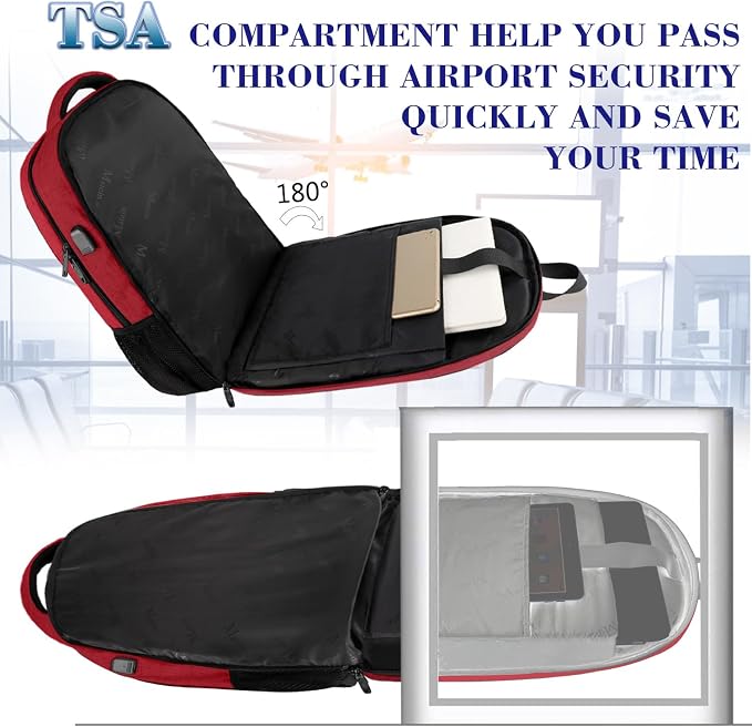 MATEIN 17 Inch Laptop Backpack for Women, Extra Large TSA Friendly Backpack - Image 2