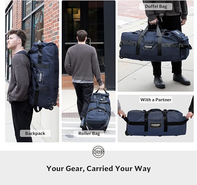 STOVER 80L Rolling Duffel Bag - Image 3