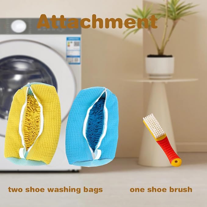 Shoe Washing Machine Bag 2PCS，Laundry Shoe Bag - Image 3