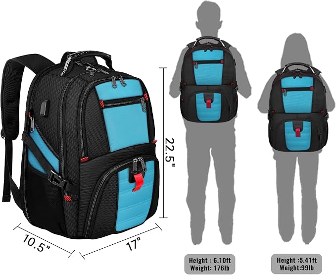 YOREPEK 18.4 Laptop Backpack, Large Backpacks - Image 7