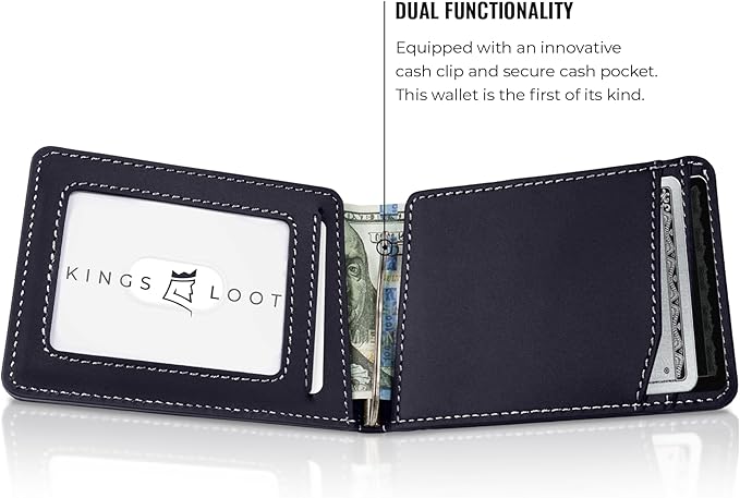 Kings Loot Wallet for Men | Minimalist Slim RFID Blocking Leather Design - Image 4