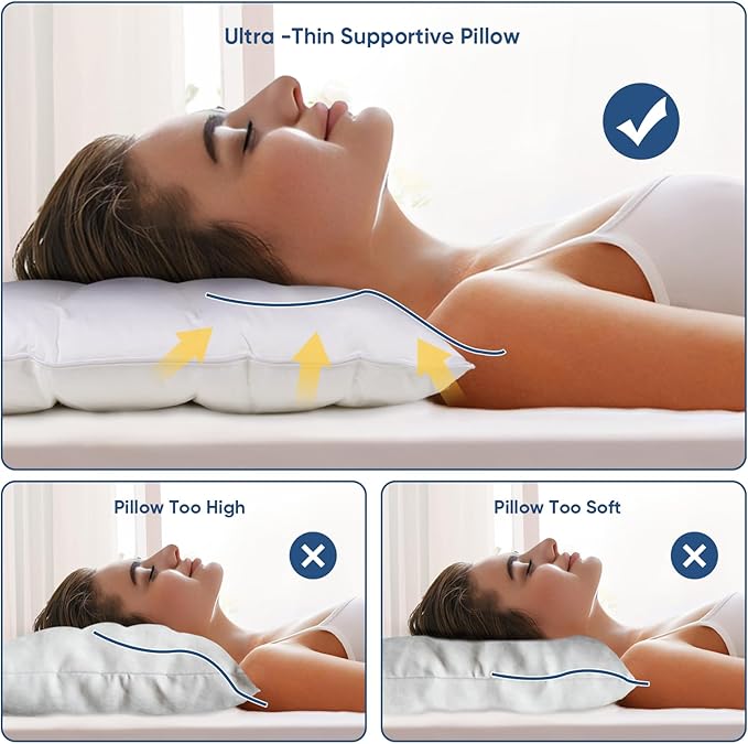 MINUPWELL Ultra Flat Small Pillow - Image 5