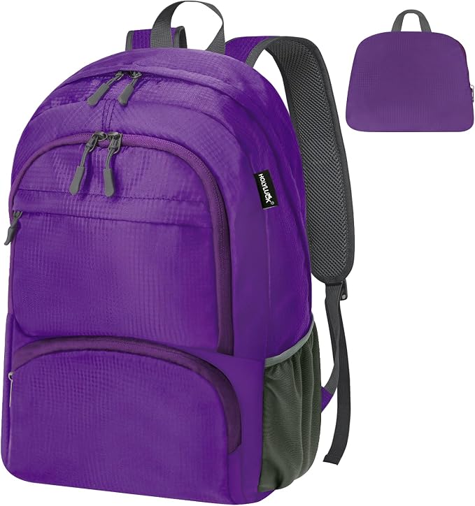 HOLYLUCK 20L lightweight packable Hiking Daypack Foldable Backpack by holyluck