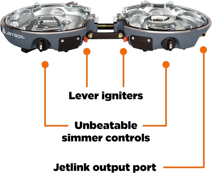 Jetboil Genesis Basecamp Backpacking and Camping Stove Cooking System - Image 4